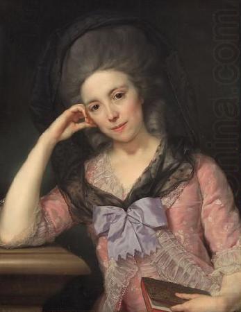 Portrait of Elisabeth Hervey, Maron, Anton von
